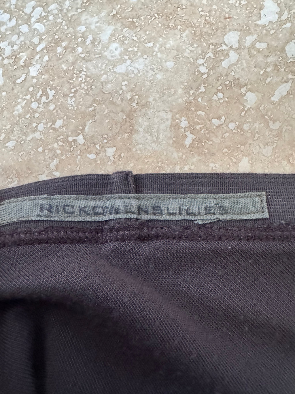 Rick Owens Lilies Stretch Viscose Jersey Midi Skirt Black IT 40