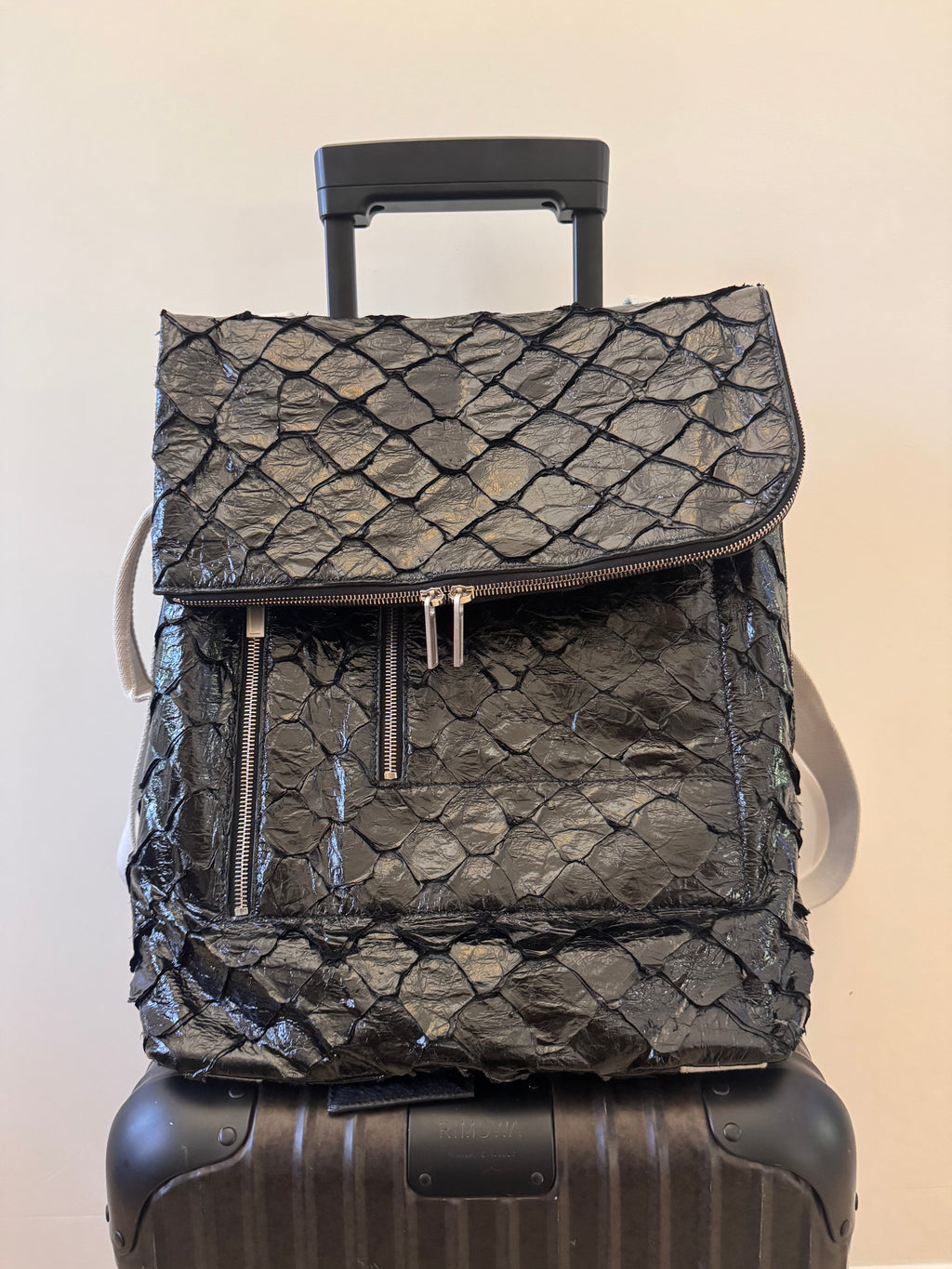 Rick Owens FOGACHINE SS22 Pirarucu backpack