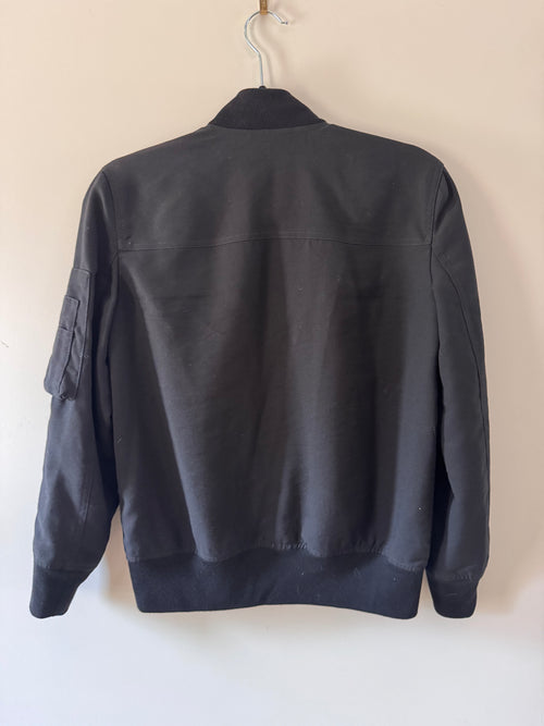 Rick Owens Archive Cotton Twill Flight Bomber Black