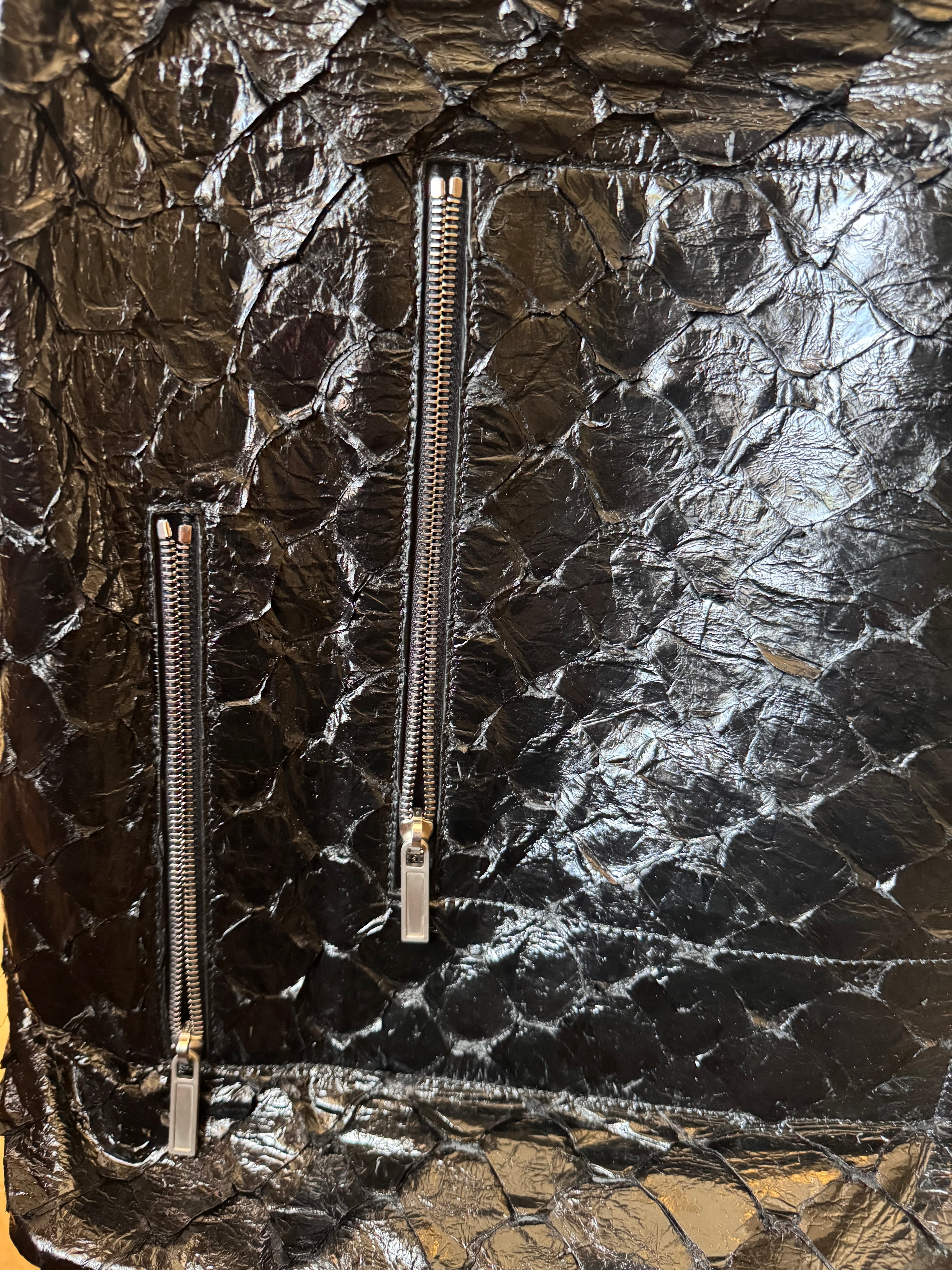 Rick Owens FOGACHINE SS22 Pirarucu backpack