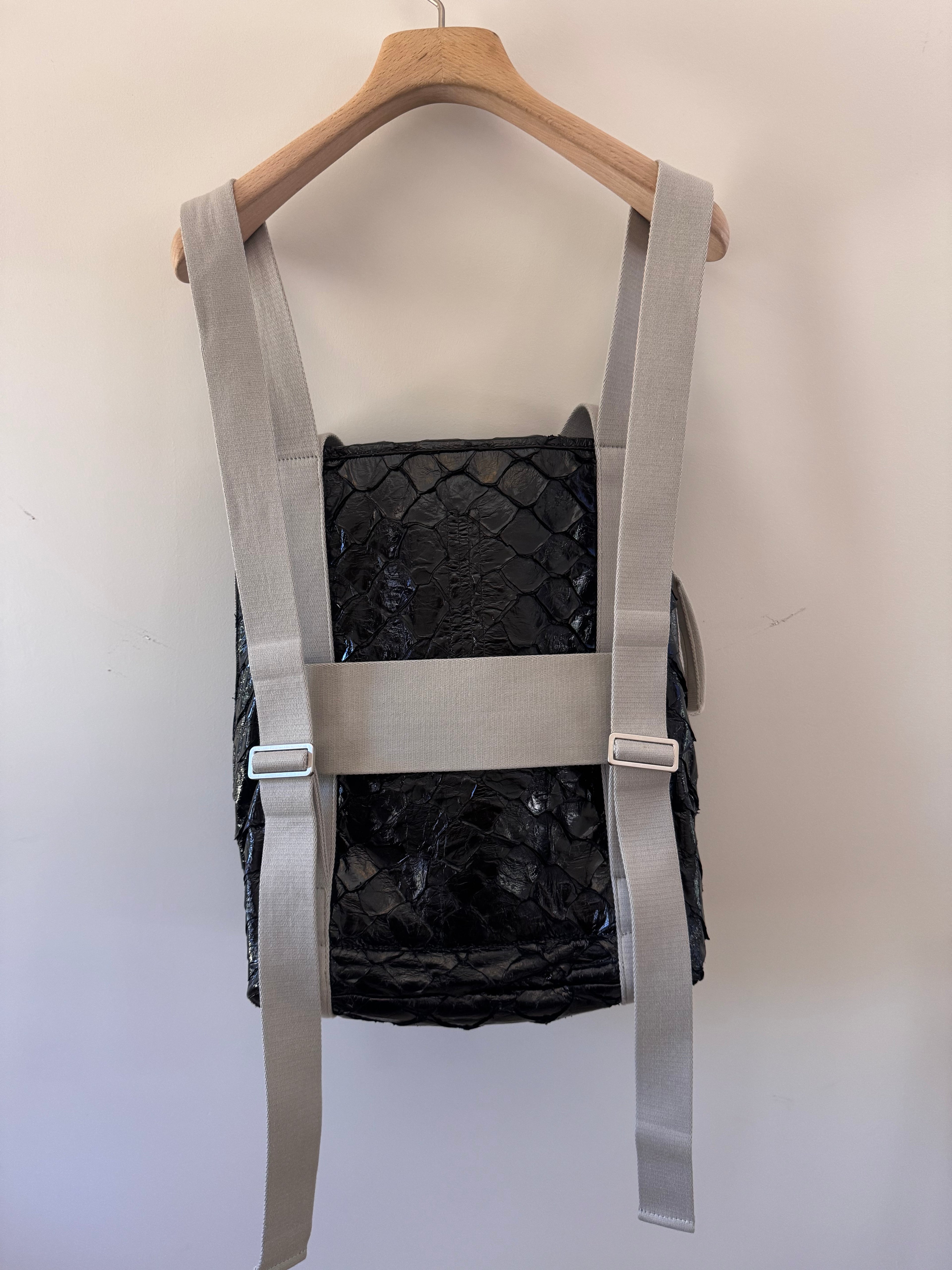 Rick Owens FOGACHINE SS22 Pirarucu backpack